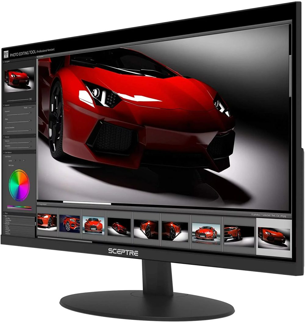 Sceptre 20" Ultra Thin 1600x900 HDMI VGA 75Hz 5ms Frameless LED Monitor - E205W-