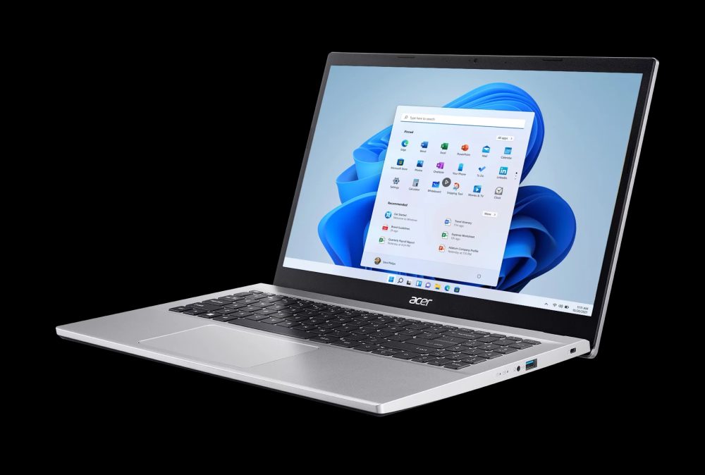 Acer Aspire 3, 15.6" Full HD Display, 12th Gen Intel Core i5-1235U, Intel Iris Xe Graphics, 8GB DDR4, 256GB NVMe SSD, Silver, Windows 11 Home, A315-59-53ER