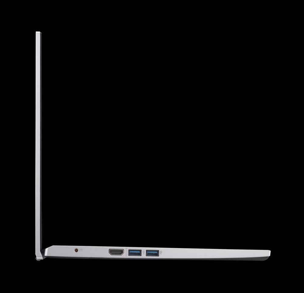 Acer Aspire 3, 15.6" Full HD Display, 12th Gen Intel Core i5-1235U, Intel Iris Xe Graphics, 8GB DDR4, 256GB NVMe SSD, Silver, Windows 11 Home, A315-59-53ER