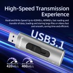 Fanxiang F306 PSSD 1TB USB Portable Flash Drive USB 3.1 420MB/s Pen drive High-Speed Thumb Drive for PC Laptop Car U Disk External SSD