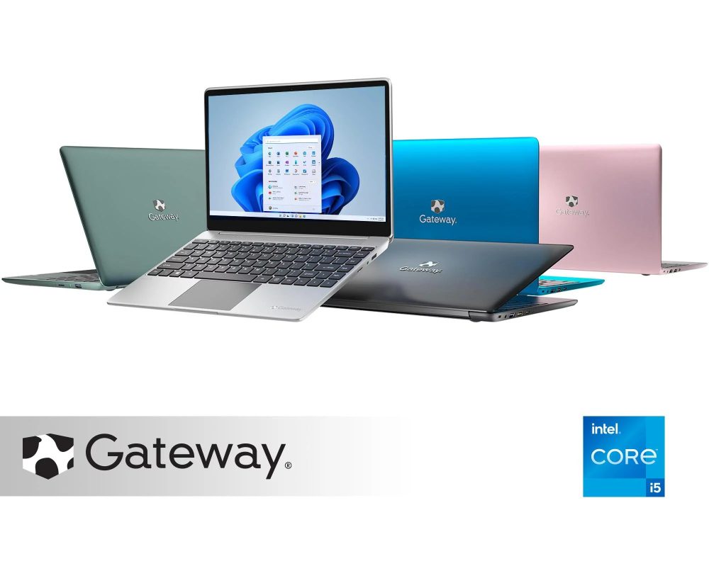 Gateway 14.1" Ultra Slim Notebook, FHD, Intel® Core™ i5-1135G7, Quad Core, Intel® Iris® Xe Graphics, 16GB RAM, 512GB SSD, Tuned by THX™, Fingerprint Scanner, 1MP Webcam, HDMI, Windows 10 Home