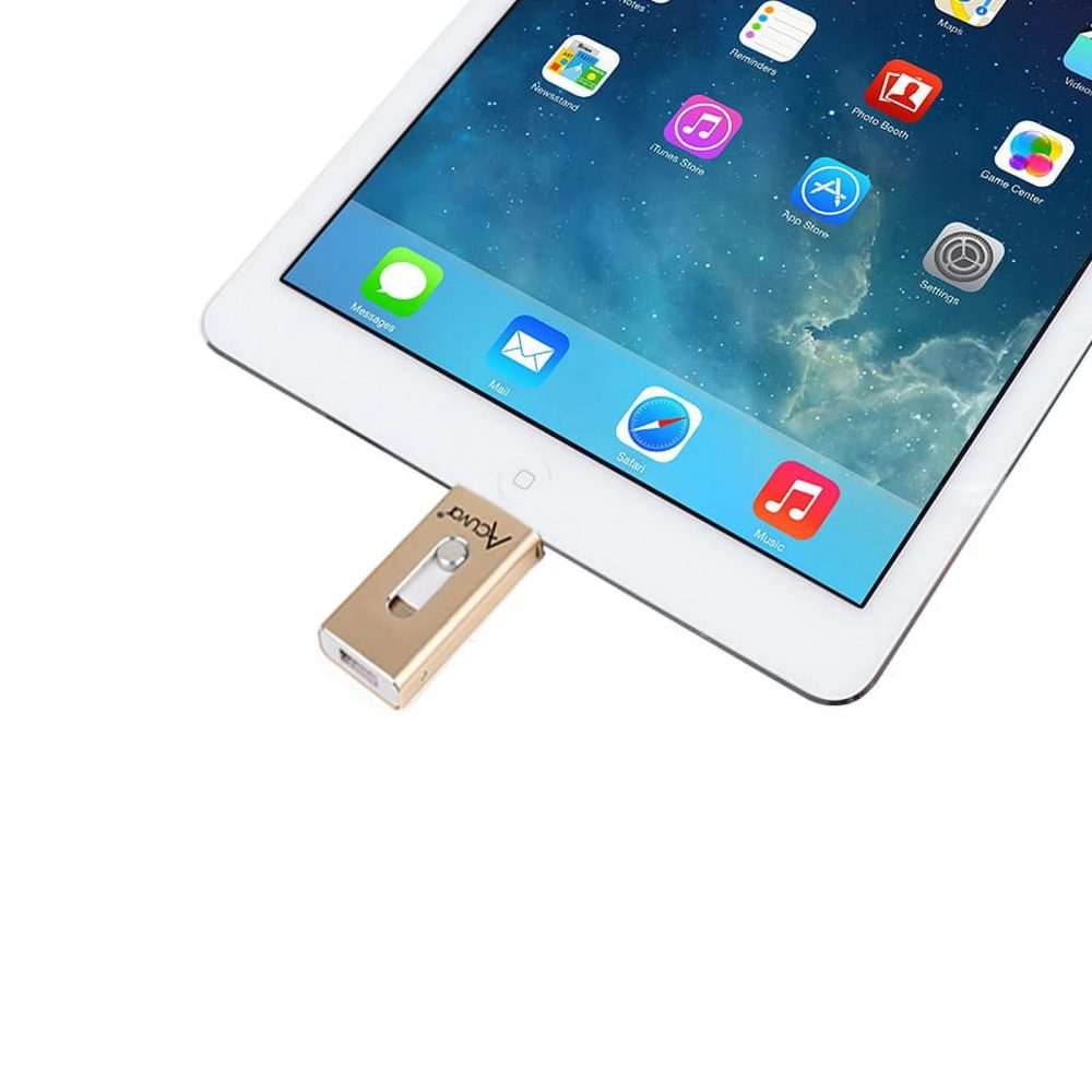 Acuvar 64GB Portable USB Flash Drive for all iPhone, iPad iOS Devices and all computers