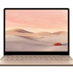 Microsoft Surface Laptop Go, 12.4″ Touchscreen, Intel Core i5-1035G1, 8GB Memory, 128GB SSD, Sandstone, THH-00035