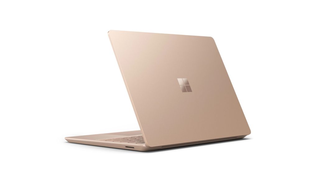 Microsoft Surface Laptop Go, 12.4" Touchscreen, Intel Core i5-1035G1, 8GB Memory, 128GB SSD, Sandstone, THH-00035