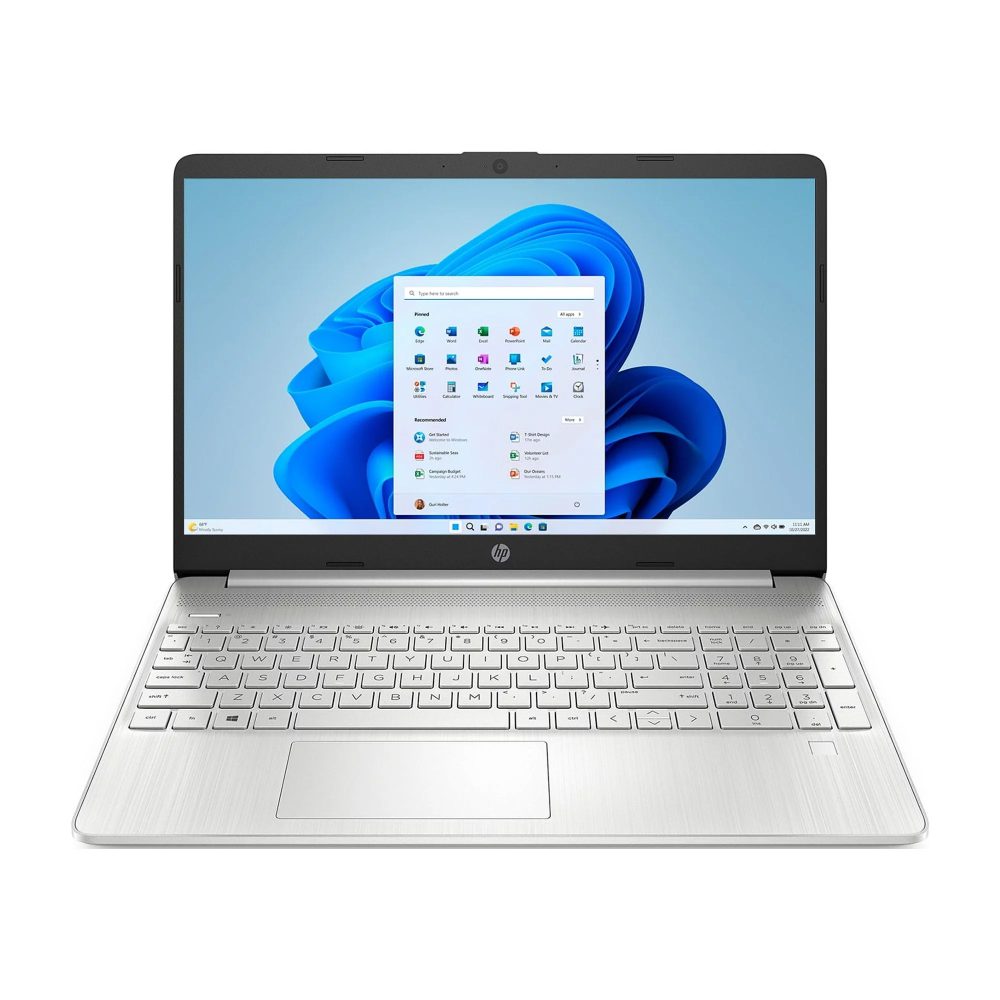 HP 15.6" Laptop, Intel Core i5-1135G7, 2.4GHz Intel Iris Xe Graphics, 8GB Ram 512GB SSD, Windows 11, Natural Silver, 15-dy2152wm