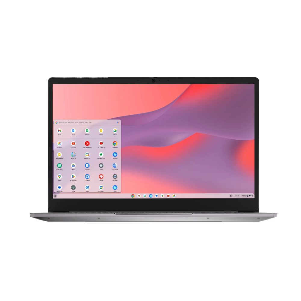 Lenovo Ideapad 3i Chromebook, 15.6" FHD, Intel Celeron N4500, 4GB RAM, 64GB eMMC, Arctic Grey, 82N4002HUS